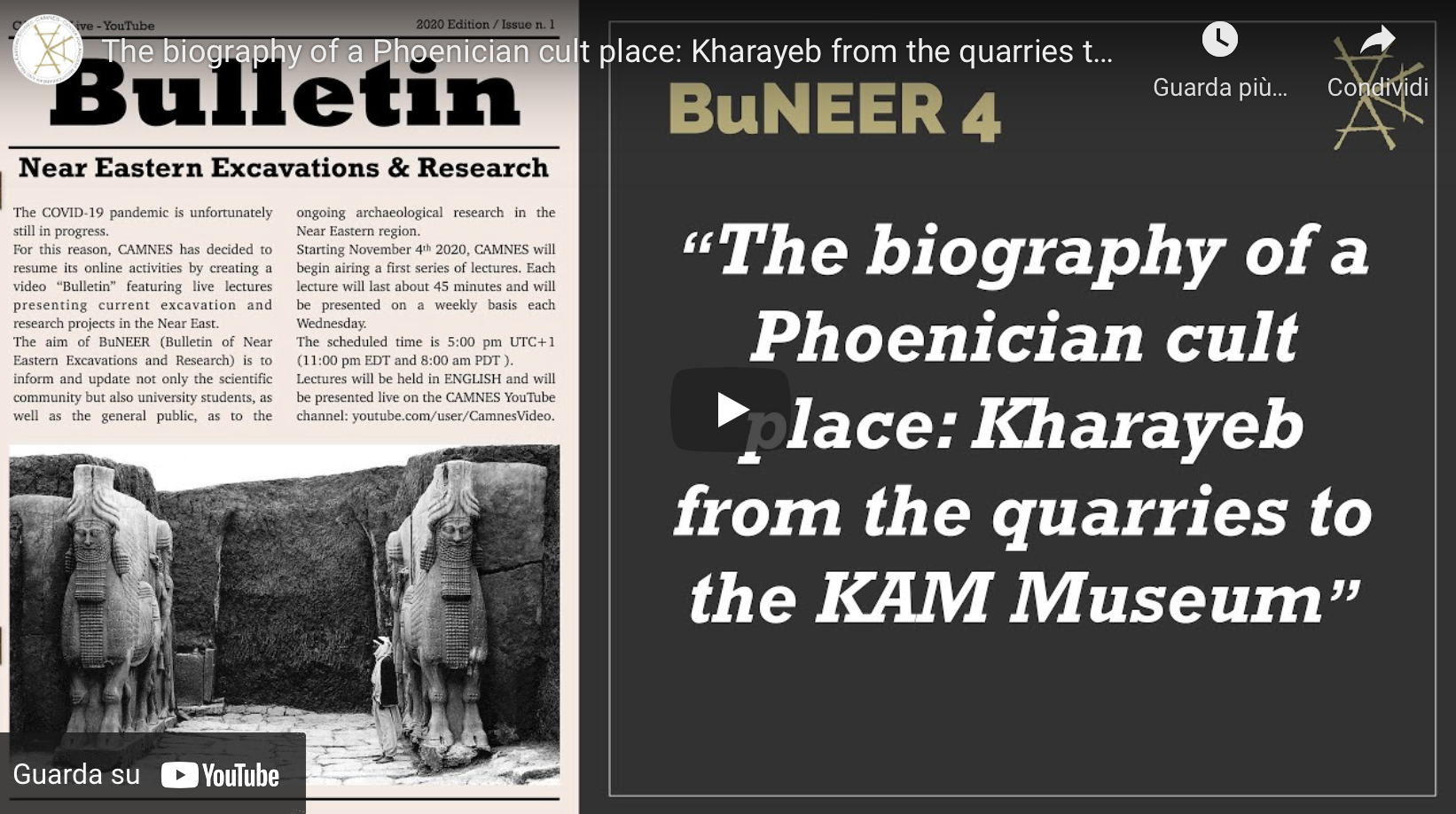 Read more about the article The biography of a Phoenician cult place: Kharayeb from the quarries to the KAM Museum